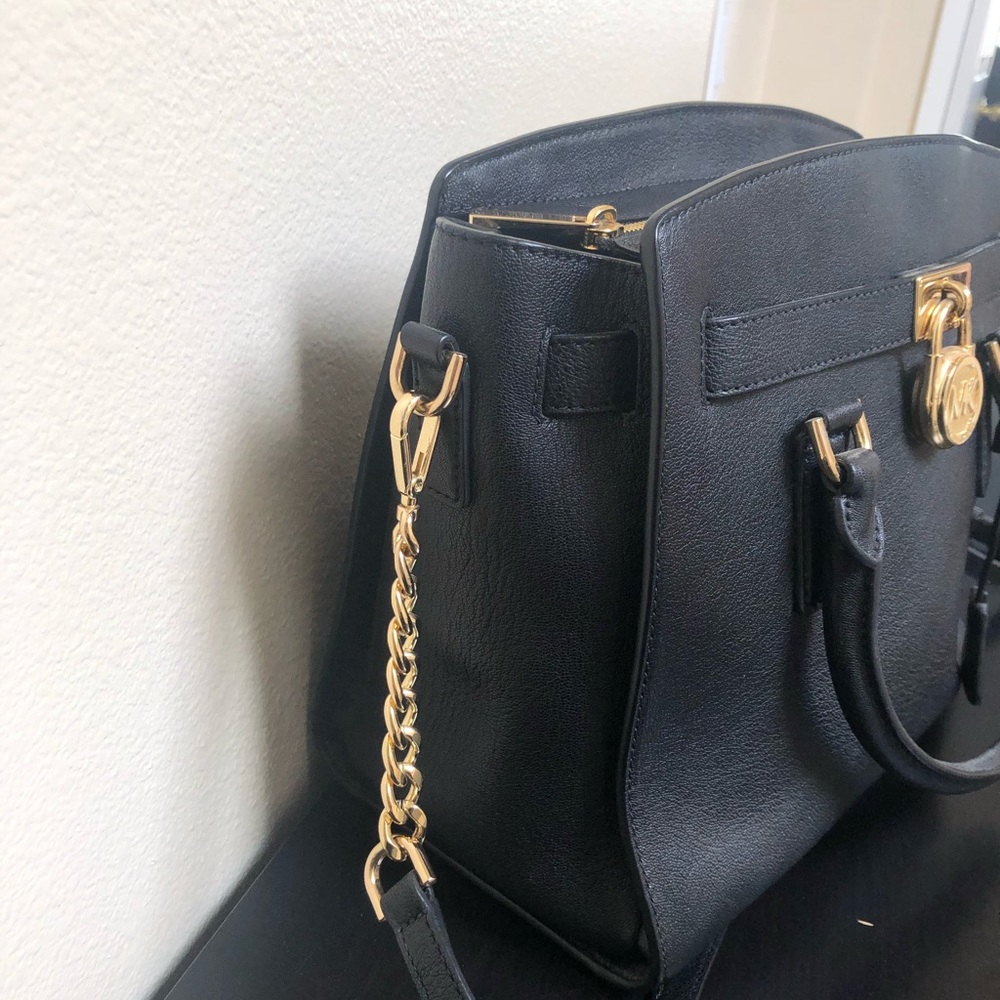Michael Kors Black Hamilton Purse $378